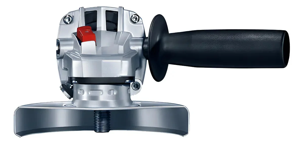 Foto 3 de Esmeril Angular Bosch GWS 850 de 4 1/2" 850W + 1 llave de apriete + 1 tuerca de apoyo + 1 empuñadura auxiliar + 3 discos