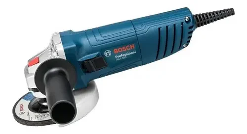 Foto 7 de Esmeril Angular Bosch GWS 850 de 4 1/2" 850W + 1 llave de apriete + 1 tuerca de apoyo + 1 empuñadura auxiliar + 3 discos