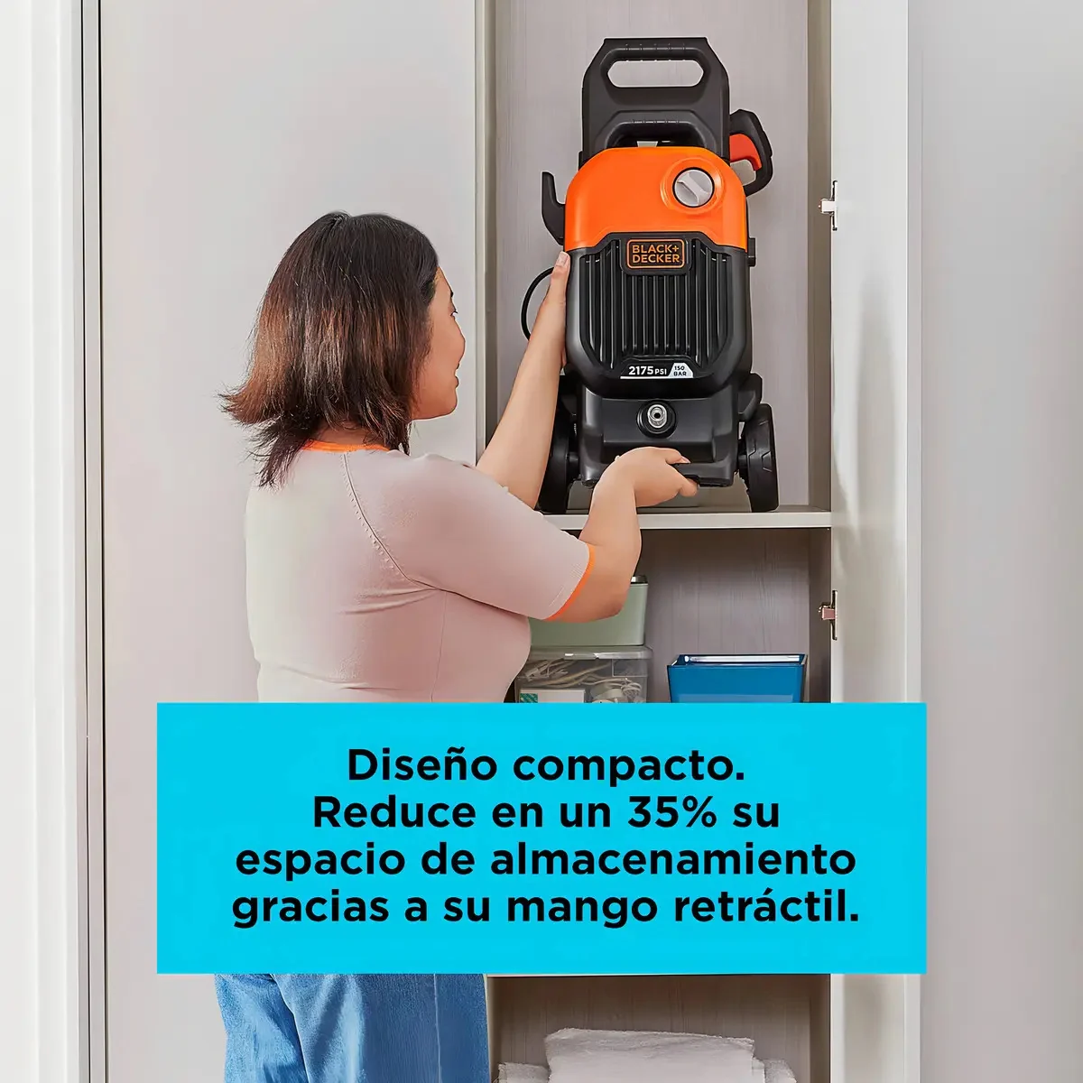 Foto 5 de Hidrolavadora Alta Presión 2175PSI BLACK+DECKER BEPW2200-B2C
