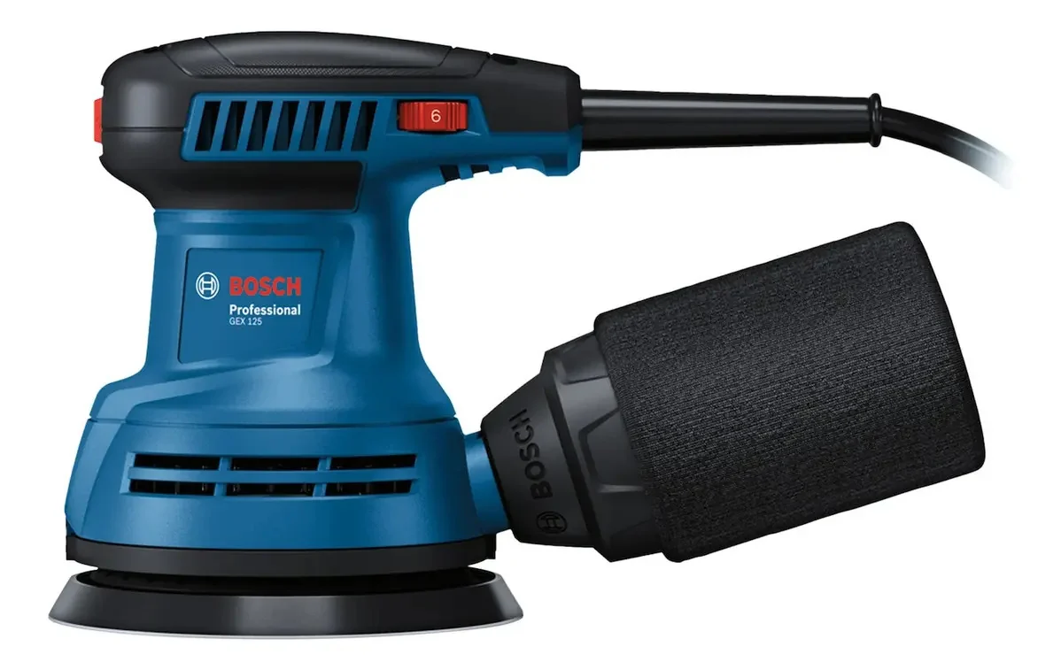 Foto 2 de Lijadora Roto Orbital Gex 125 280w Professional Cor Azul